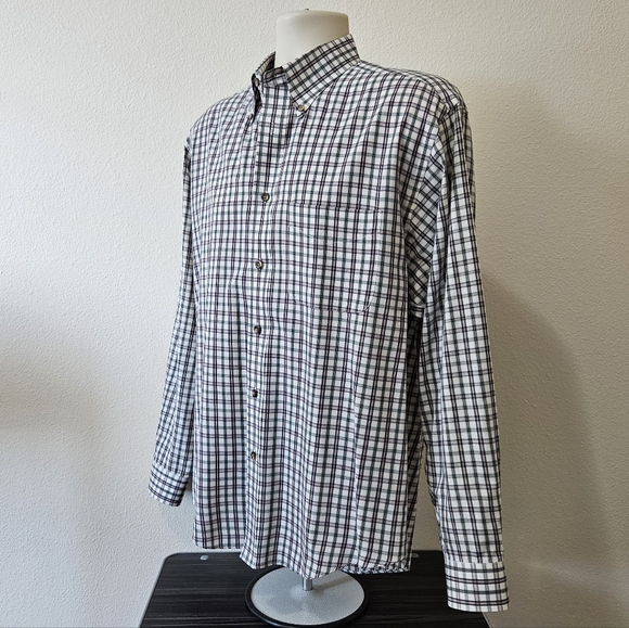 Arrow Wrinkle Free Long Sleeve Button Down Shirt - Picture 4 of 9
